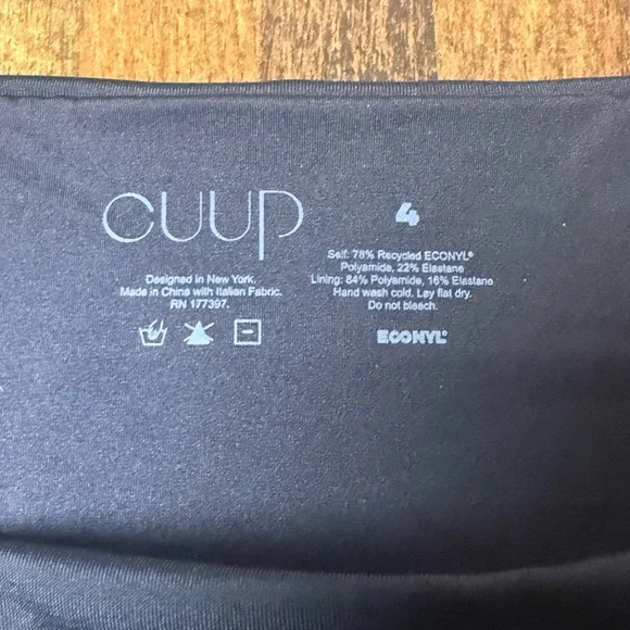 NWT CUUP Black Bikini Bottom size 4 (Large) - Picture 3 of 4